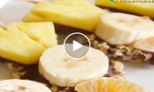 VIDEO: Sweet And Crunchy Fruit Skewers