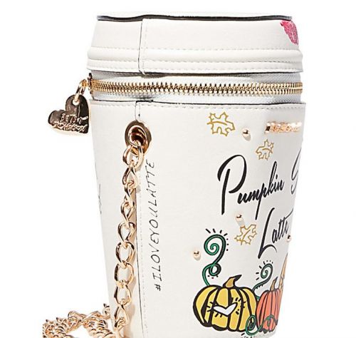 betsey johnson pumpkin spice purse