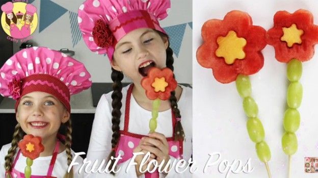 Fruit Flower Pops Tutorial