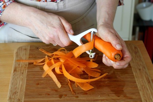 Prep the carrots