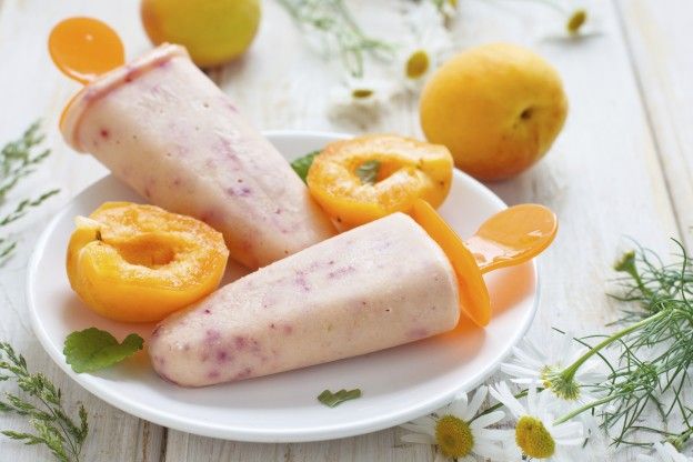 Apricot popsicles