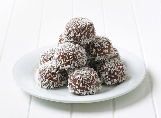 Homemade coconut chocolates