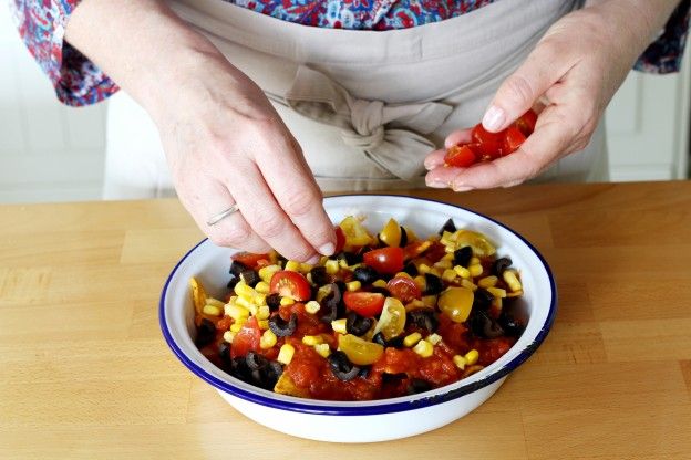 Add the cherry tomatoes