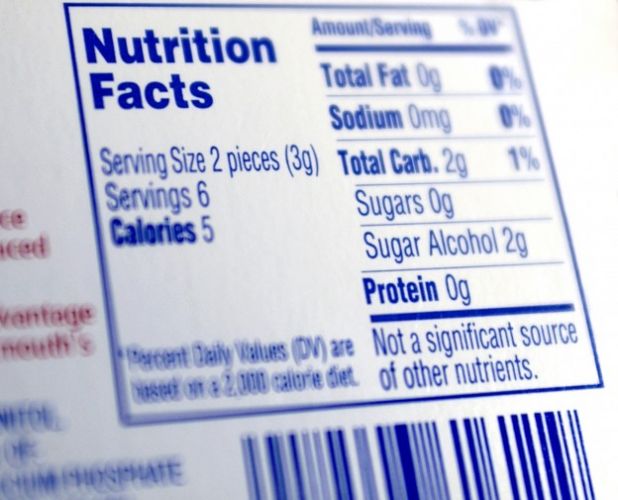 Nutritional labels are your friend