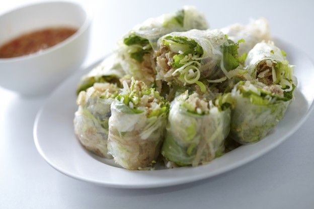 Sardine spring rolls