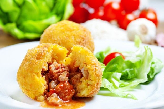 Sicilian meat arancini