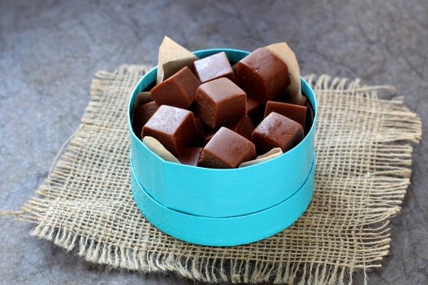 Chewy caramel candies