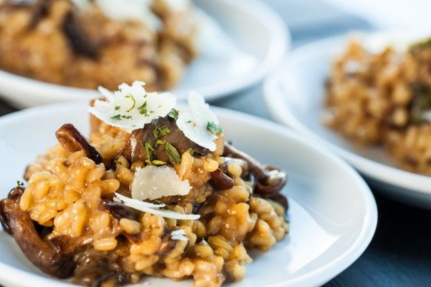 Mushroom risotto