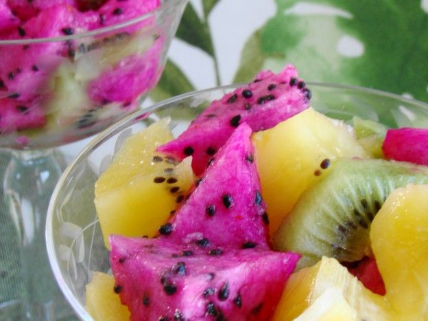 The dragonfruit salad