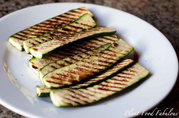 Grilled zucchini