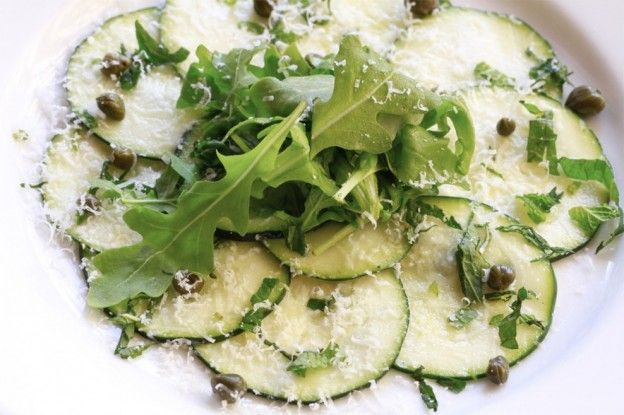 Zucchini carpaccio