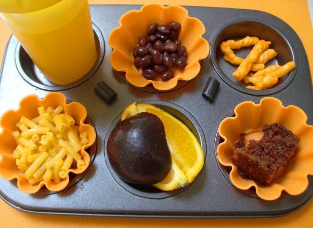 An organized TV dinner