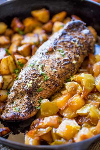 Honey Apple Pork with Potatoes