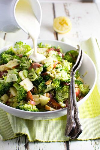 Broccoli, Apple and Bacon Salad