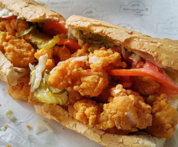 Golden Fried Shrimp Poor Booy - Parkway Bakery & Tavern (Louisiana)