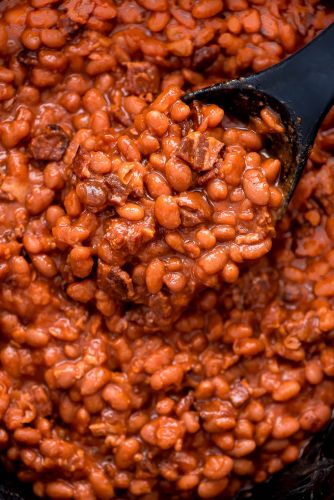 Slow Cooker Baked Beans with Bacon