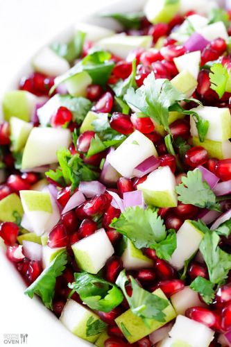 Pear Pomegranate Salsa