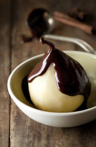 Pears and chocolate