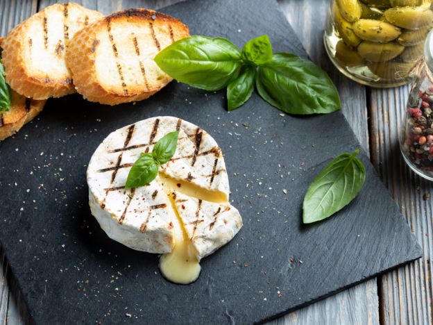 Grilled Camembert Cheese