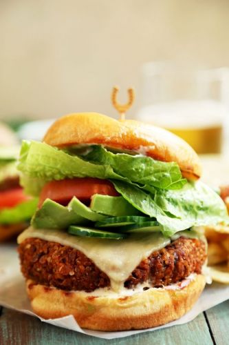 Hoppin' John Veggie Burger