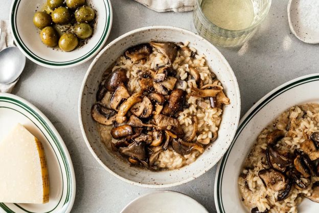 The Down-to-Earth Mom - Mushroom Risotto