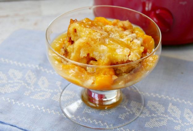 Peach cobbler