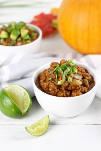 Slow-Cooker Pumpkin chili