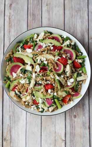 honey mustard pasta salad