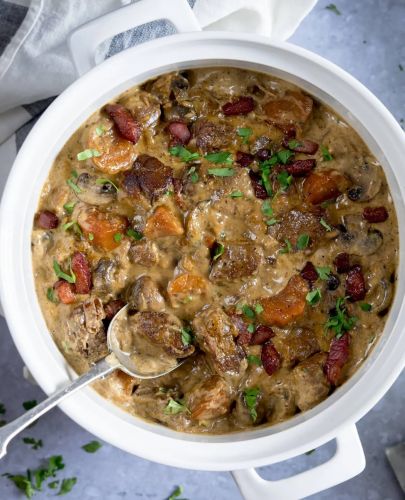 Creamy Slow Cooker Pork Casserole