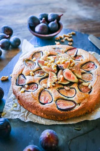 Almond Flour Fig Cake