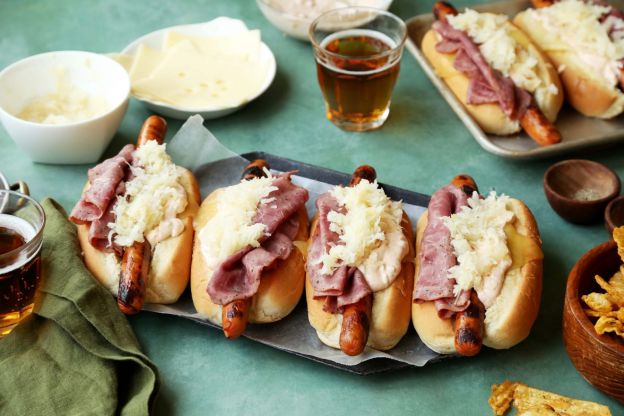 Reuben Sandwich Hot Dogs