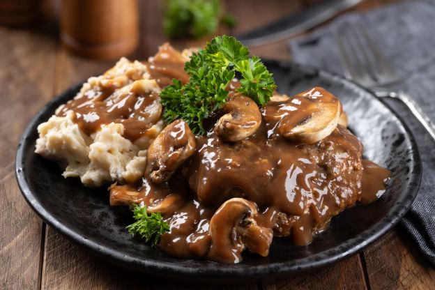 Salisbury Steak with Mushroom Gravy