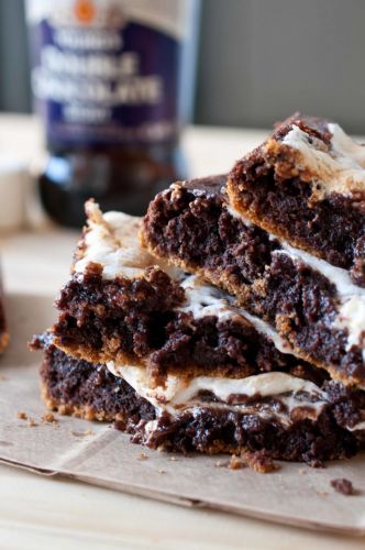 Chocolate Stout S'mores Bars