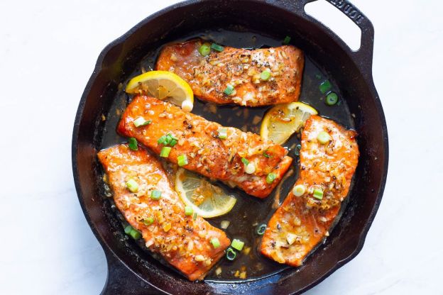 Honey Garlic Glazed Salmon