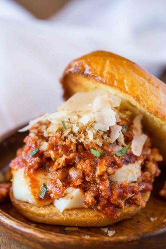 Chicken Parmesan Sloppy Joes