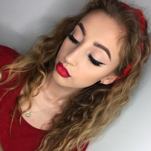 Red Lip: Ombre