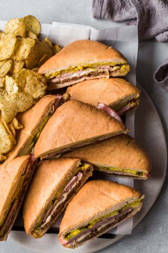 Sheet pan Cubano Sandwich