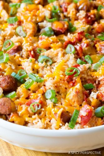 Cajun Chicken and Rice Casserole