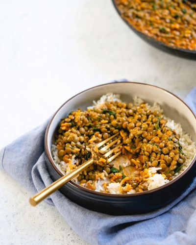 Quick Coconut Lentil Curry