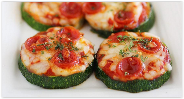 24. Zucchini pizza bites