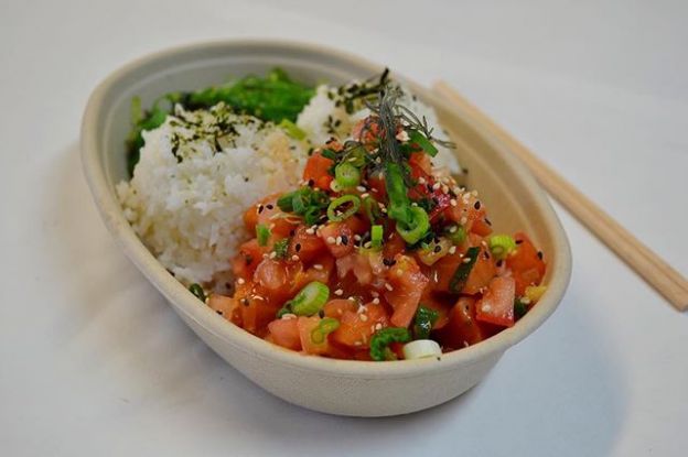 Poke bowls at Sam Choy's Poke to the max