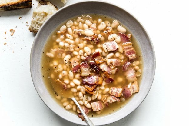 White Bean Soup with Bacon