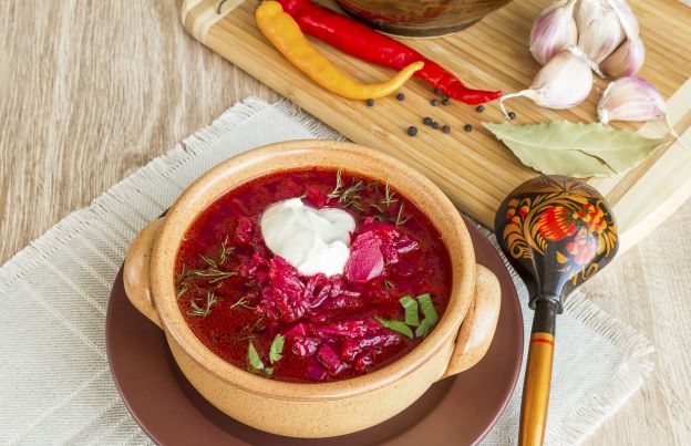 Beet gazpacho