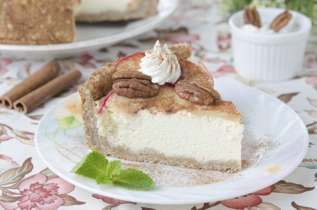 Apple cheesecake