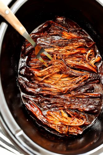 Slow Cooker BBQ Beef Brisket