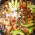 One Pot Shrimp Black Bean Rice Skillet