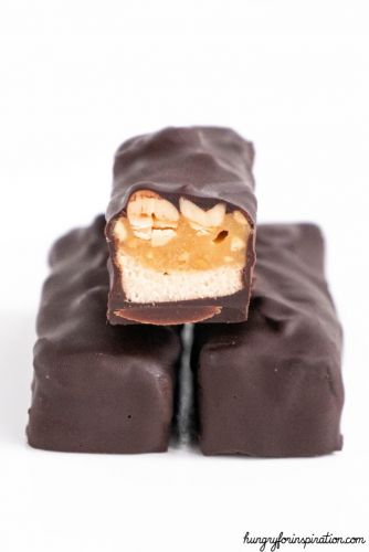 Homemade Snickers Bar