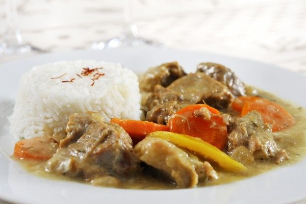 Lemony veal stew