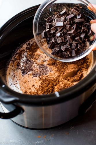 Decadent Slow Cooker Hot Chocolate