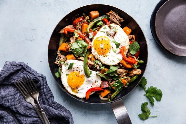 Sweet Potato Carnitas Hash